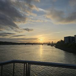 View of the river