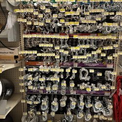 Samson True Value Hardware - Hooks of every size and shape Anchors that screw into the ground Plunger/agitators for washing clothes