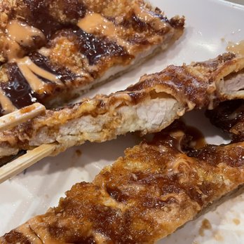 Ajumma Kimbob Deli - Pork cutlet, this side is fully cooked. - Delis Near Me - Dallas, Texas Ajumma Kimbob Deli - Pork cutlet, this side is fully cooked. - Delis Near Me - Dallas, Texas