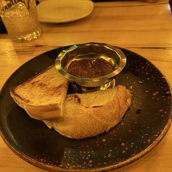 Primal Steakhouse - Free bread with incredible tomato bacon jam - Steakhouses Near Me - Las Vegas, Nevada