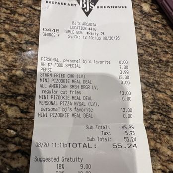 BJ's Restaurant & Brewhouse - American Near Me - Arcadia, California