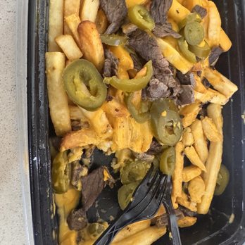 Taco Mania - Carne asada fries that is not worth it $18 for this! - Tacos Near Me - San Francisco, California
