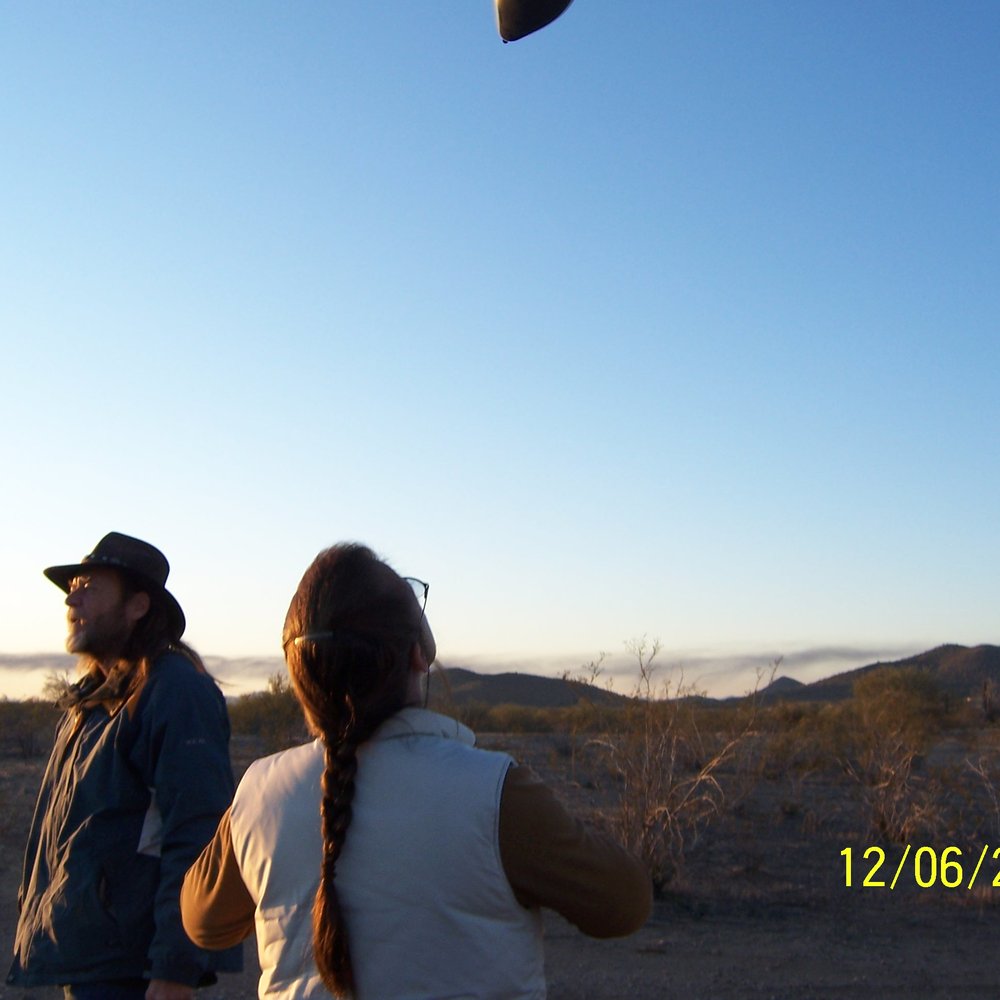 Arizona Hot Air Balloons - Peggy & Larry checking the wind for our flight - Hot Air Balloons Near Me - Phoenix, Arizona Arizona Hot Air Balloons - Peggy & Larry checking the wind for our flight - Hot Air Balloons Near Me - Phoenix, Arizona