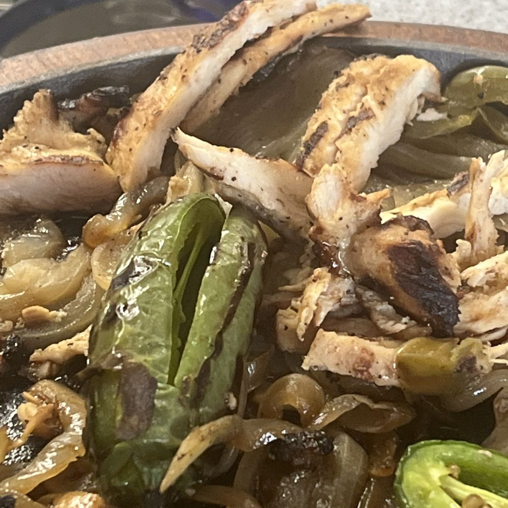 Actually grilled chicken breast for the fajitas! Can't wait to try the beef next time. Actually grilled chicken breast for the fajitas! Can't wait to try the beef next time.