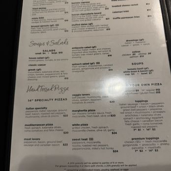 Tuscano Italian Kitchen - Menu 1 - Italian Near Me - Cedar Park, Texas