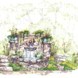Heather Moll-Dunn Landscape and Garden Designer - New Orleans Water Feature