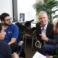Simon Leadership Alliance - Mitch coaching senior leaders at Host Healthcare during a team leadership coaching and training program. The program focuses on teambuilding