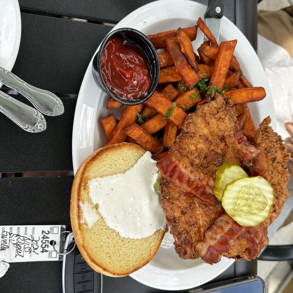 Juniper on Main - CBR Chicken Sandwich - Southern Near Me - Carmel, Indiana