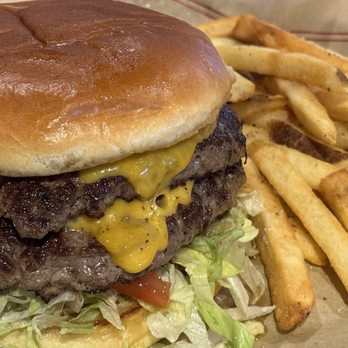 Chili's - 3 for me.  Double oldtimer w/cheese and fries. - Bars Near Me - Clive, Iowa