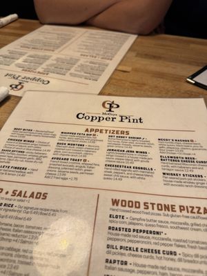 Menu photo 1 McCoy’s Copper Pint Shakopee, MN