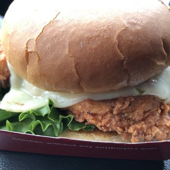 Chick-fil-A - Spicy chicken deluxe sandwich - Fast Food Near Me - Niles, Illinois