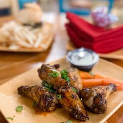 Banana Cabana - Guava Buffalo Grilled Wings, best flavor they had