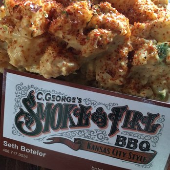 C George's Smoke & Fire BBQ - Jalapeño potato salad - Caterers Near Me C George's Smoke & Fire BBQ - Jalapeño potato salad - Caterers Near Me