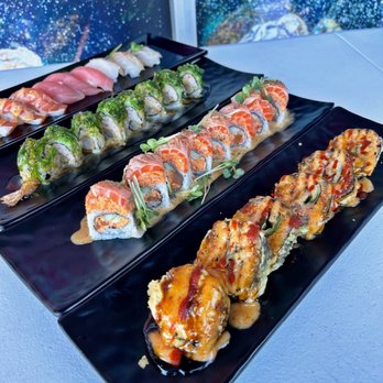 Sushi Alaska - Mexican tempura, Alaska sushi, Starbucks roll, nigiri plate - Japanese Near Me - Paradise, Nevada Sushi Alaska - Mexican tempura, Alaska sushi, Starbucks roll, nigiri plate - Japanese Near Me - Paradise, Nevada