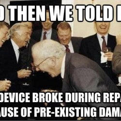 The Tech Center - I can imagine the company's owner looked like this after I picked up my device