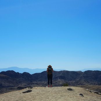 Painted Canyon - view from the top - Hiking Near Me - Mecca, California