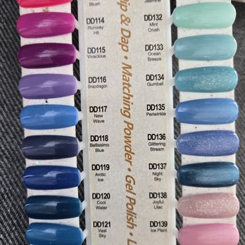 At Nails - Shades of blue - Nail Salons Near Me - Portland, Oregon
