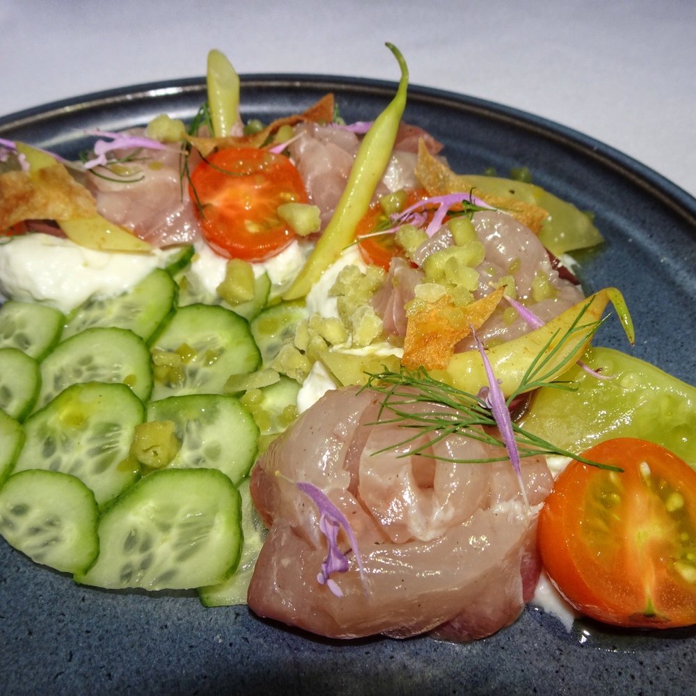 L'Etoile - Kampachi Crudo - New American Near Me - Madison, Wisconsin L'Etoile - Kampachi Crudo - New American Near Me - Madison, Wisconsin