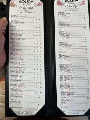 Menu photo 6 Solera Seal Beach, CA Menu photo 6 Solera Seal Beach, CA