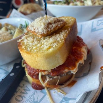 Steel Plow Burger - Pasta sandwich - Burgers Near Me - Moline, Illinois
