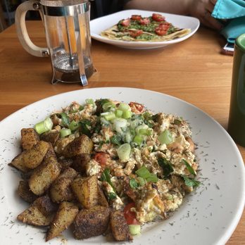 Zest Garden Cafe - zesto pesto crepe and smoked salmon scramble - Breakfast & Brunch Near Me - Lincoln City, Oregon Zest Garden Cafe - zesto pesto crepe and smoked salmon scramble - Breakfast & Brunch Near Me - Lincoln City, Oregon