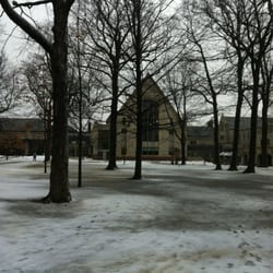 St. Olaf College - Winter slush invades the main campus.