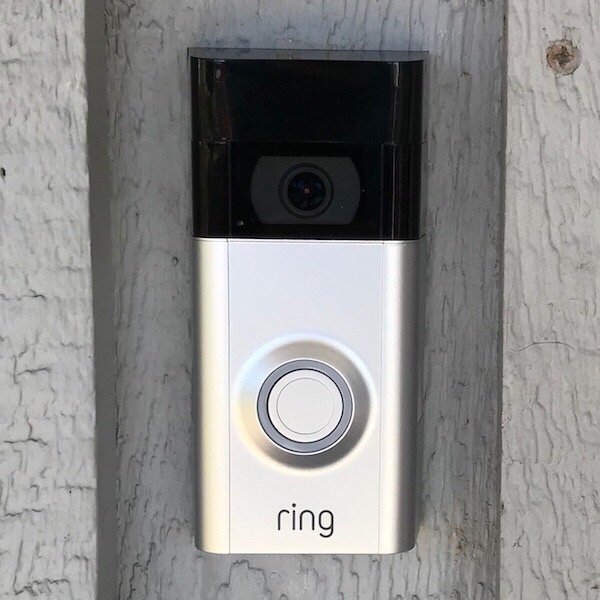 Slide of Ring Doorbell Installation Guy