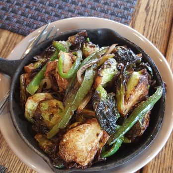 Aro Latin - Brussels sprouts with onions, green bell pepper - Latin American Near Me - South Pasadena, California Aro Latin - Brussels sprouts with onions, green bell pepper - Latin American Near Me - South Pasadena, California
