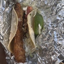 Disgusting fish taco Disgusting fish taco