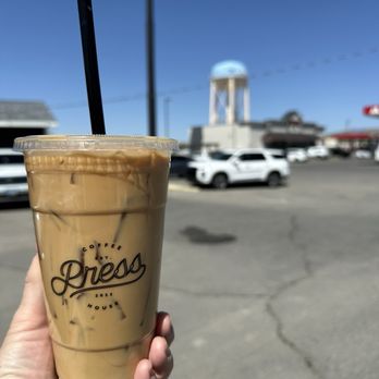 Press Coffee House - Iced latte LOVE - Coffee & Tea Near Me - Battle Mountain, Nevada Press Coffee House - Iced latte LOVE - Coffee & Tea Near Me - Battle Mountain, Nevada