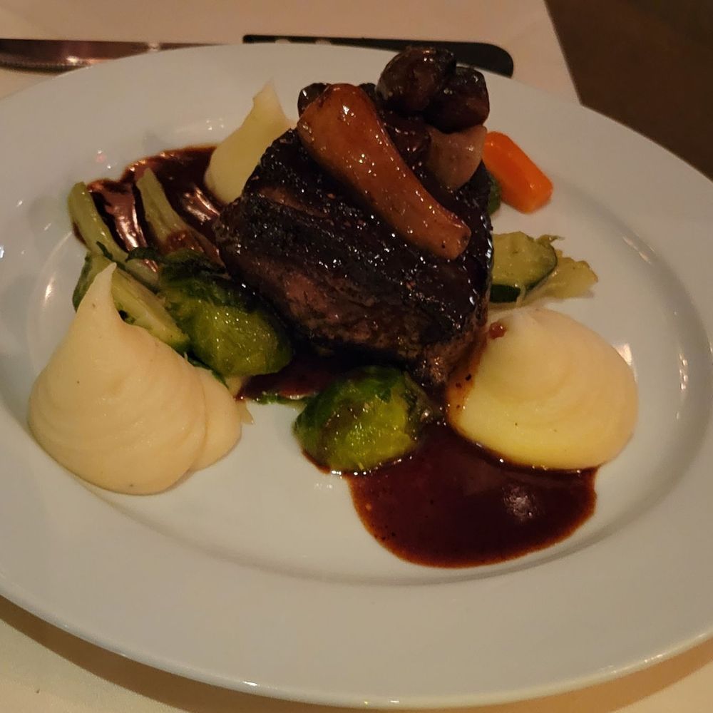 Cafe Panache - Prime filet mignon Bordelaise - Salad Near Me - Ramsey, New Jersey Cafe Panache - Prime filet mignon Bordelaise - Salad Near Me - Ramsey, New Jersey