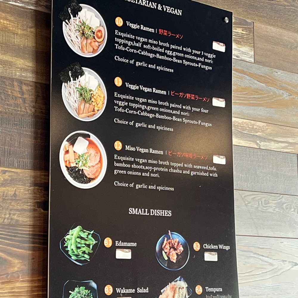 Sasuke Ramen - Vegetarian and Vegan menu - Ramen Near Me - Arvada, Colorado Sasuke Ramen - Vegetarian and Vegan menu - Ramen Near Me - Arvada, Colorado