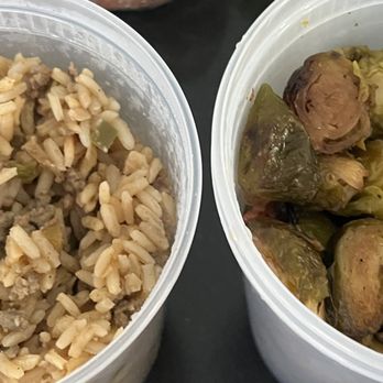 Fire Craft BBQ - Dirty Rice and Brussel Sprouts - Caterers Near Me - Kingwood, Texas Fire Craft BBQ - Dirty Rice and Brussel Sprouts - Caterers Near Me - Kingwood, Texas