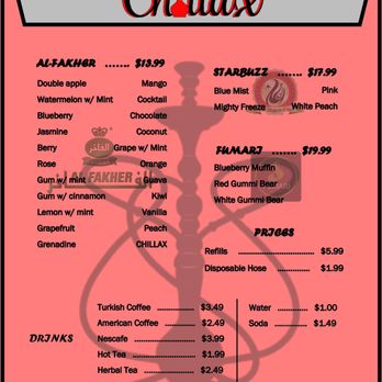 Chillax Hookah Lounge - prices and prices - Hookah Bars Near Me - Clearwater, Florida Chillax Hookah Lounge - prices and prices - Hookah Bars Near Me - Clearwater, Florida