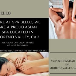 Spa Bello - The best kept secret of Moreno Valley, CA !