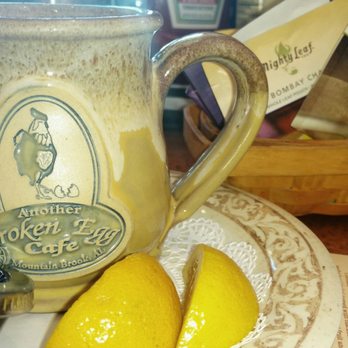 Another Broken Egg Cafe - Hot tea in their specialty mug. - Breakfast & Brunch Near Me - Mountain Brook, Alabama
