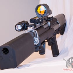 Paragon Arms - KelTec KSG w/ SilencerCo's Salvo 12 suppressor...and other goodies.