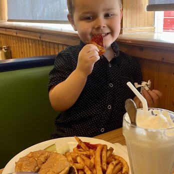 Elm Street Eatery - My sons burger for breakfast - American Near Me - Lebanon, Missouri Elm Street Eatery - My sons burger for breakfast - American Near Me - Lebanon, Missouri