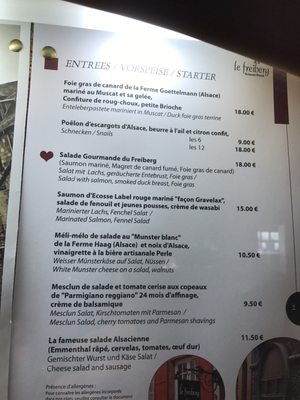 Menu photo 2 Le Freiberg Obernai, 67