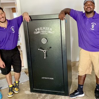 House N Box Movers - Jacob and Kevin ready to tackle this safe with ease! - Movers Near Me - Hutto, Texas House N Box Movers - Jacob and Kevin ready to tackle this safe with ease! - Movers Near Me - Hutto, Texas