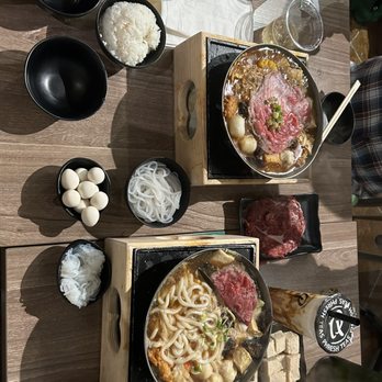 Uniboil - G3. Sukiyaki Hot Soup with Certified Angus Beef Dirty Latte - Asian Fusion Near Me - Goleta, California Uniboil - G3. Sukiyaki Hot Soup with Certified Angus Beef Dirty Latte - Asian Fusion Near Me - Goleta, California