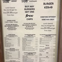 Village Cafe - Menu