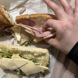 Not enough meat, everytime I come there they don't put the right amount of meat or cheese on it.