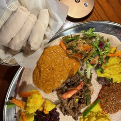Tsehay Ethiopian Restaurant & Bar - Tsehays Vegan Combination