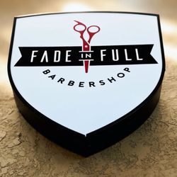 Fade In Full - Barbershop Logo
