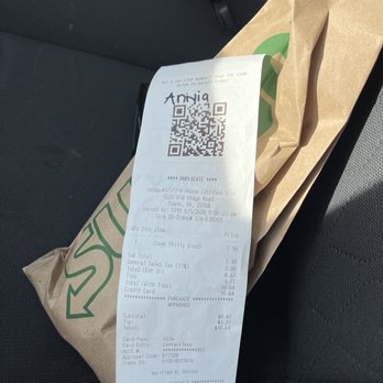 Subway - Receipt and my Subway Club® - Sandwiches Near Me - Toano, Virginia Subway - Receipt and my Subway Club® - Sandwiches Near Me - Toano, Virginia