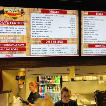 Southern Coals - New Menu 2 July 2021. - Barbeque Near Me - Fayetteville, North Carolina Southern Coals - New Menu 2 July 2021. - Barbeque Near Me - Fayetteville, North Carolina