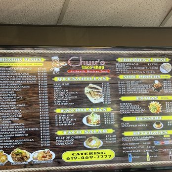 Chuy's Taco Shop - Mexican Near Me - San Diego, California