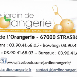 Jardin de l'Orangerie Le - La carte de visite : deux activités dans un établissement ; personnellement, je ne m'exprimerai que sur le restaurant.