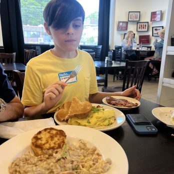 Erica’s - Biscuits and gravy. Huge omelette and the home made corn beef hash! - Breakfast & Brunch Near Me - Waterville, Maine